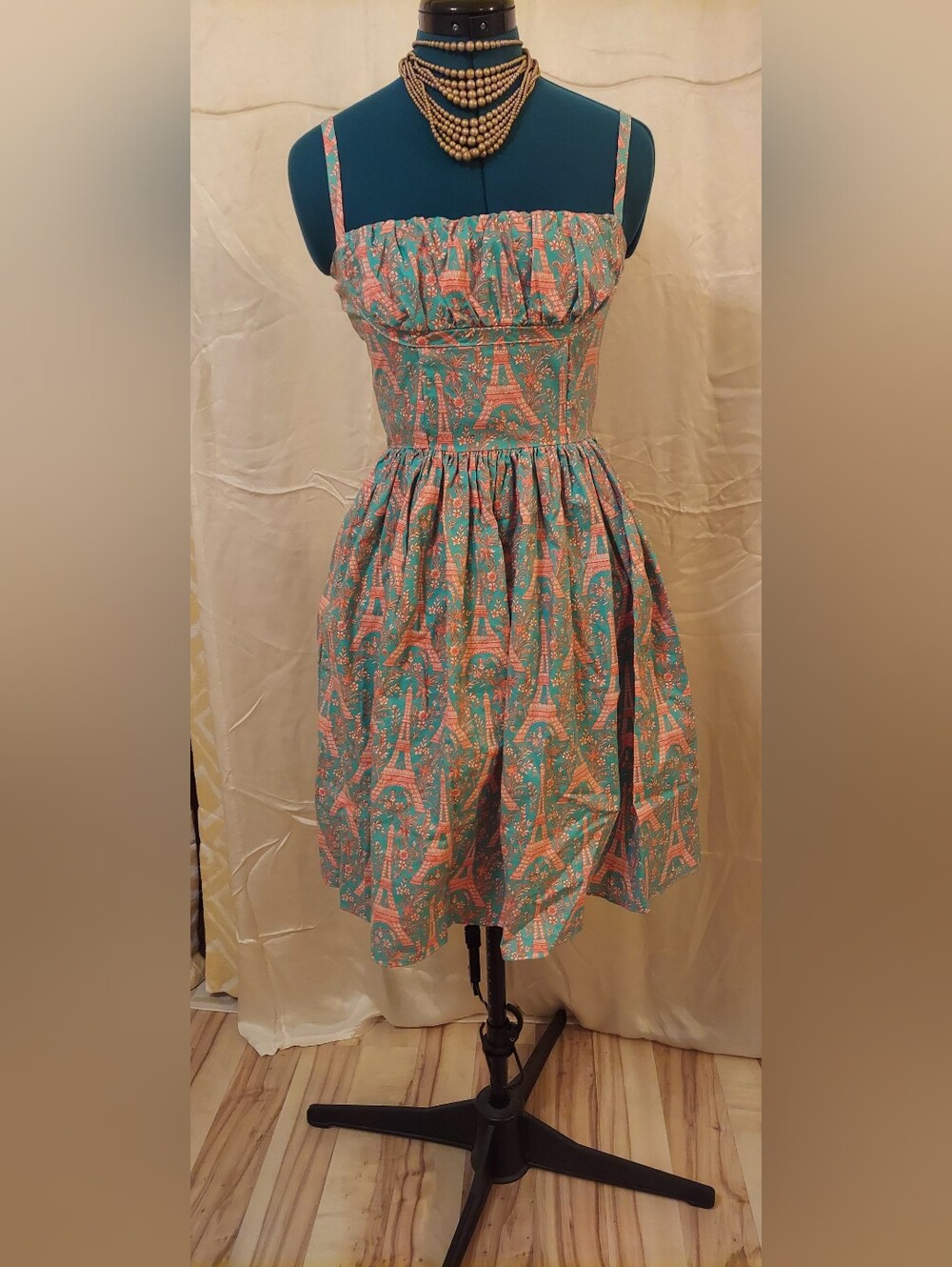 Bernie Dexter Retro Paris Dress in the Eiffel Tower Print